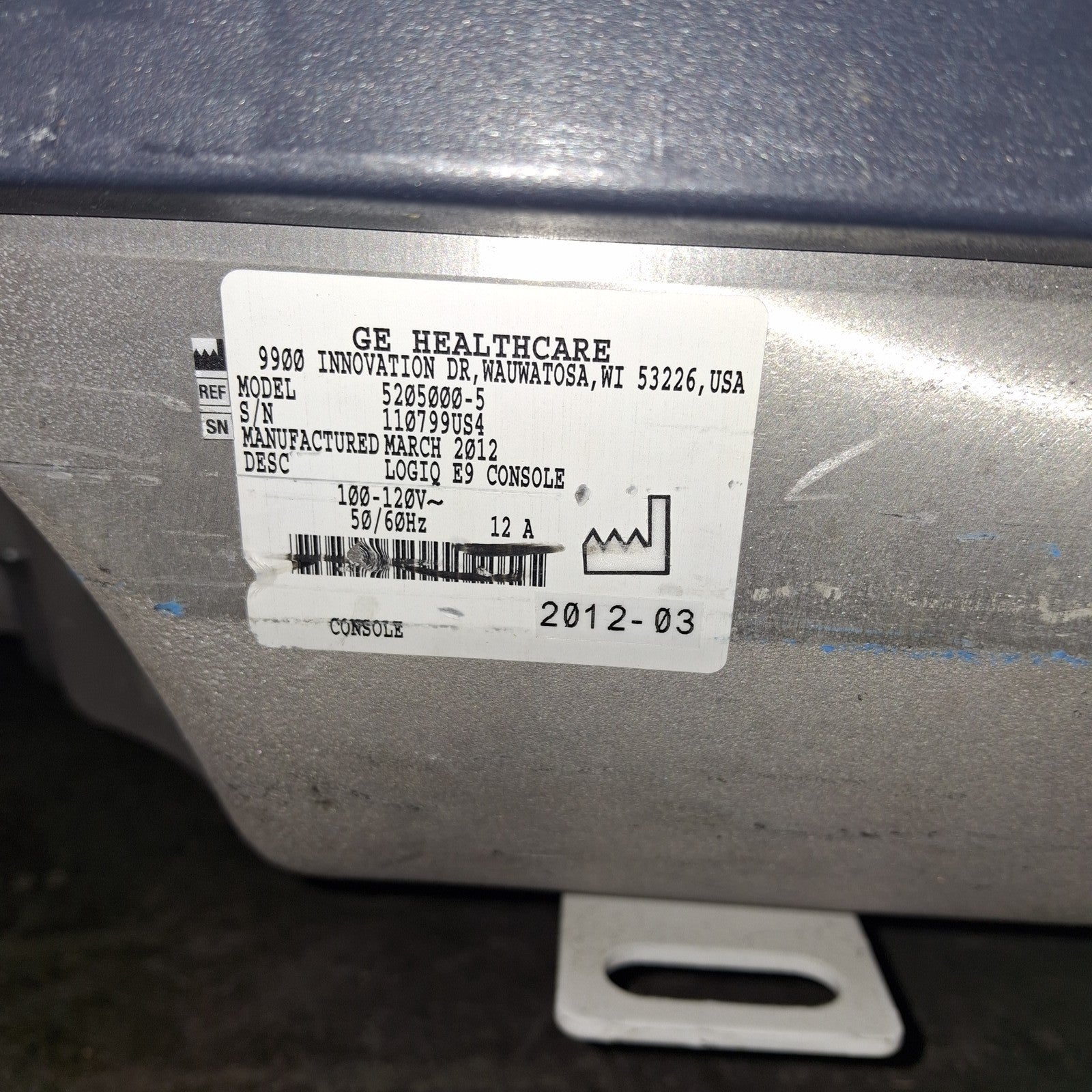 GE Healthcare Logiq E9 Ultrasound