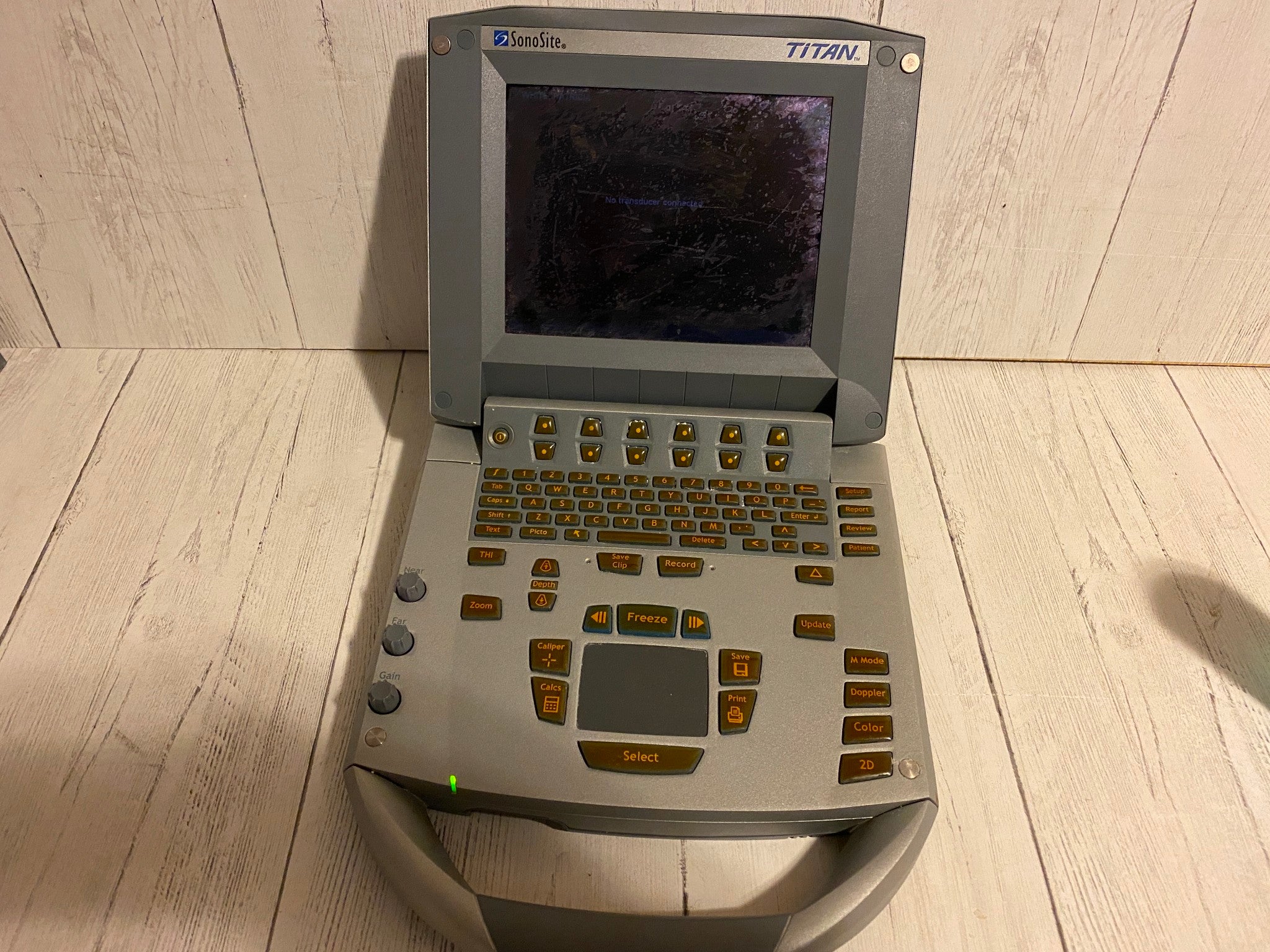 Sonosite Titan Portable Ultrasound 2005 - Main unit For parts DIAGNOSTIC ULTRASOUND MACHINES FOR SALE