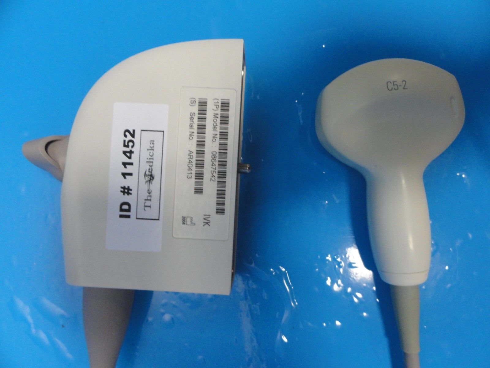 2004 Siemens C5-2 Convex Array Ultrasound Transducer for Sonoline G20 (11452) DIAGNOSTIC ULTRASOUND MACHINES FOR SALE