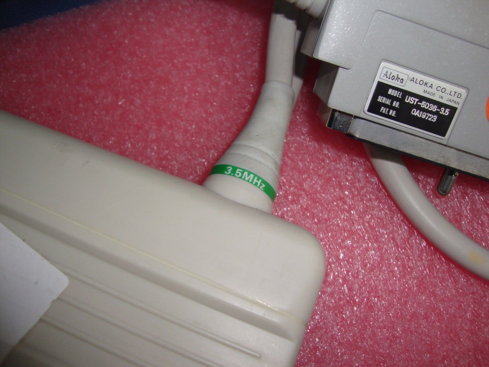 ALOKA UST-5036-3.5 Ultrasound Probe 3.5 MHz DIAGNOSTIC ULTRASOUND MACHINES FOR SALE