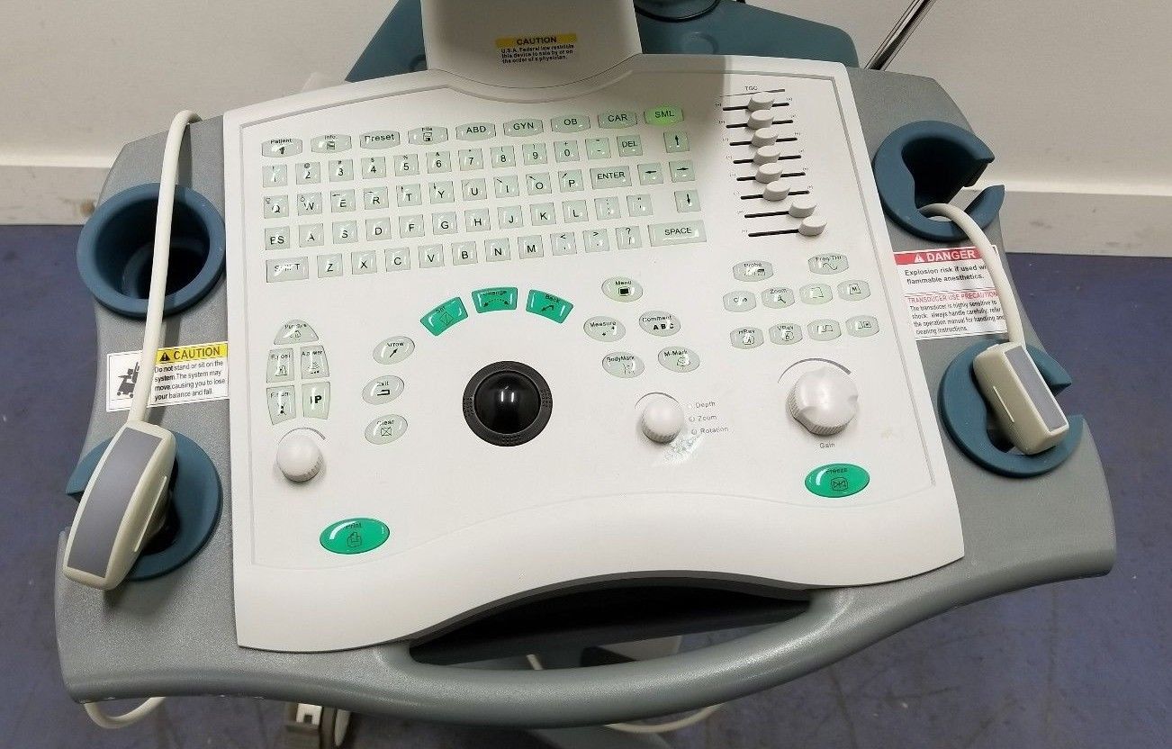 Mindray DigiPrince Model DP-9900 Ultrasound Diagnostic System w/ 2 Transducers DIAGNOSTIC ULTRASOUND MACHINES FOR SALE