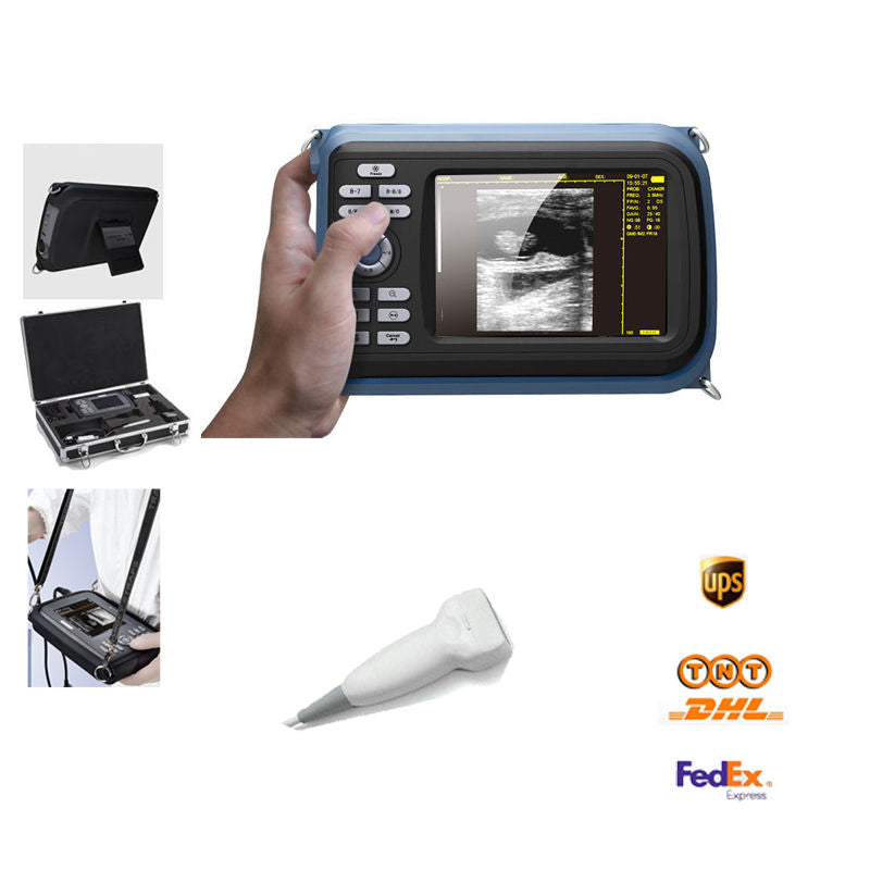 Handheld Digital Color LCD Ultrasound Scanner+7.5Mhz linear Probe For Mankind CE 190891616777 DIAGNOSTIC ULTRASOUND MACHINES FOR SALE