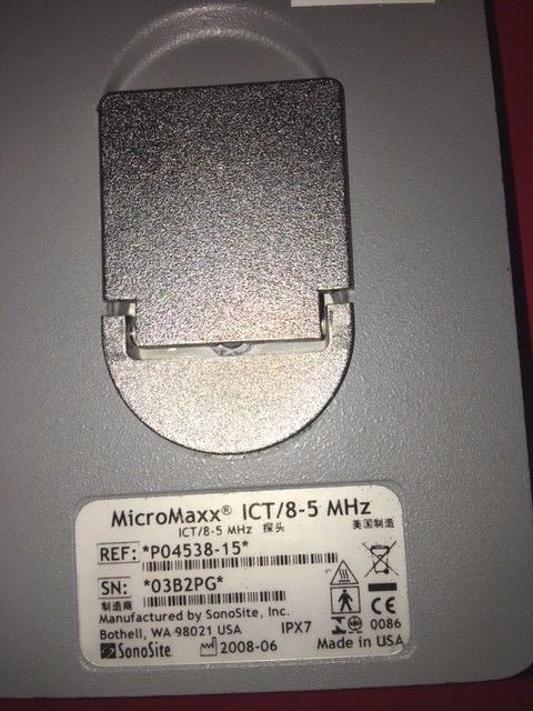 Sonosite Micromaxx portable ultrasound with SonoSite ICT/8-5 MHz (Refurbished ) DIAGNOSTIC ULTRASOUND MACHINES FOR SALE