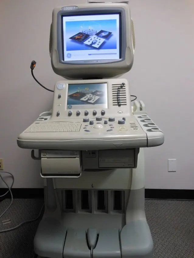 GE Logiq 7 Ultrasound (CRT Monitor) Software Version R6.0.3 - Box Only DIAGNOSTIC ULTRASOUND MACHINES FOR SALE