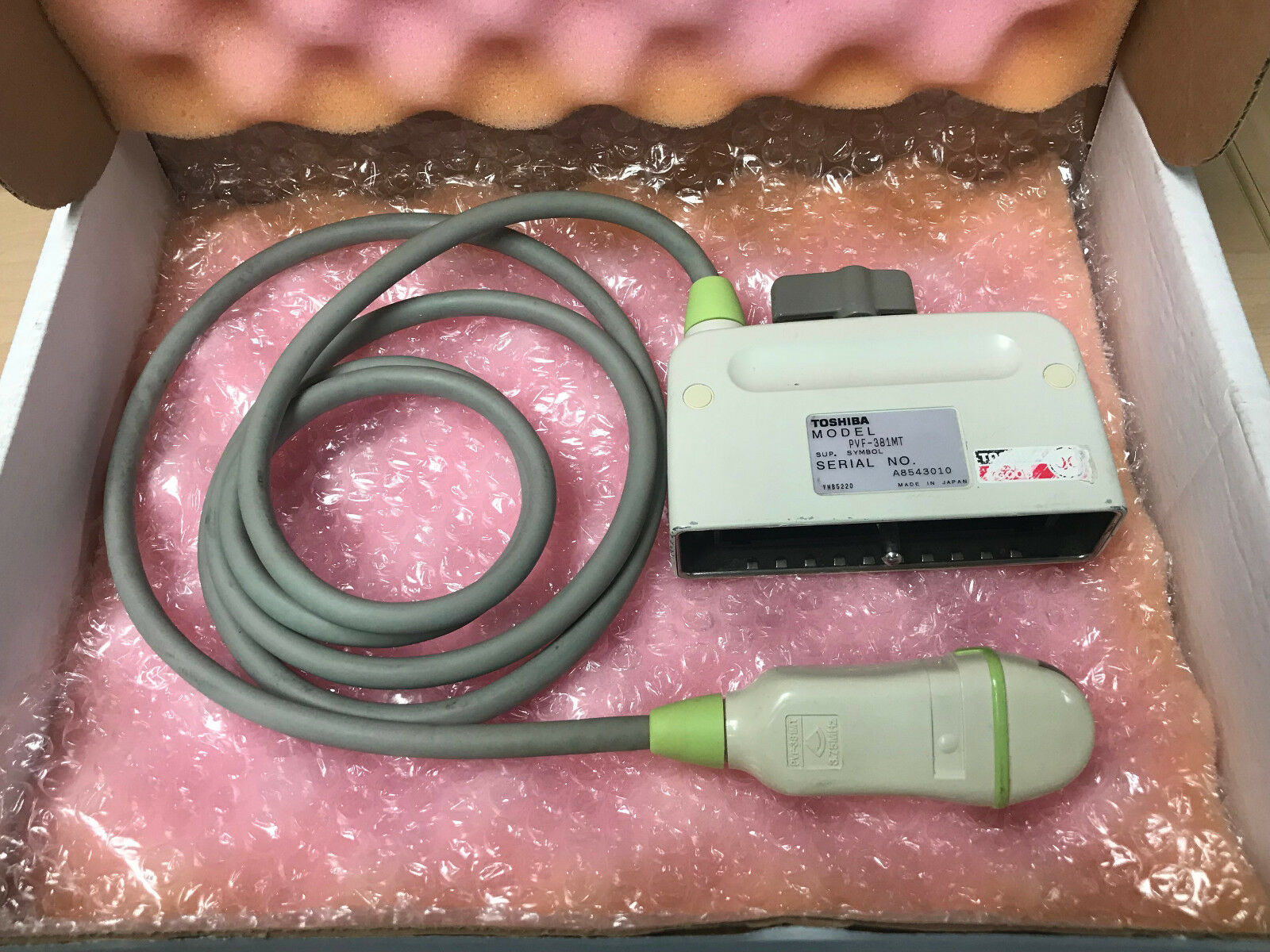 Toshiba PVF-381 MT Ultrasound Tranduser Probe Micro convex (25) DIAGNOSTIC ULTRASOUND MACHINES FOR SALE