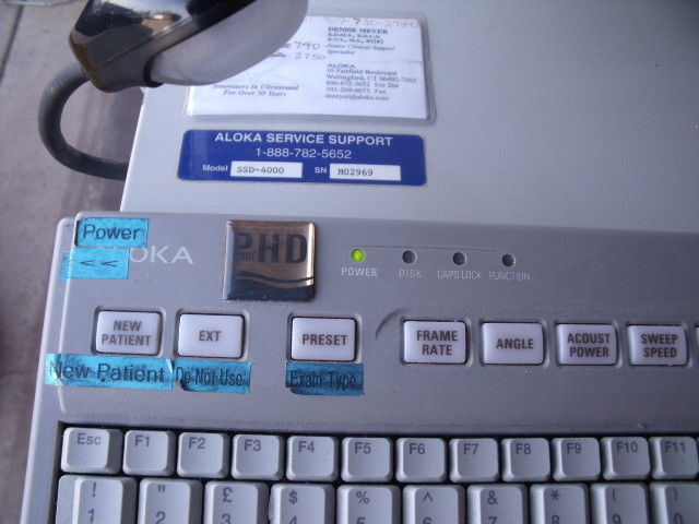 ⭐️ ALOKA PROSOUND SSD-4000 ULTRASOUND MACHINE. NO PROBES. Powers up. O1 ⭐️ DIAGNOSTIC ULTRASOUND MACHINES FOR SALE