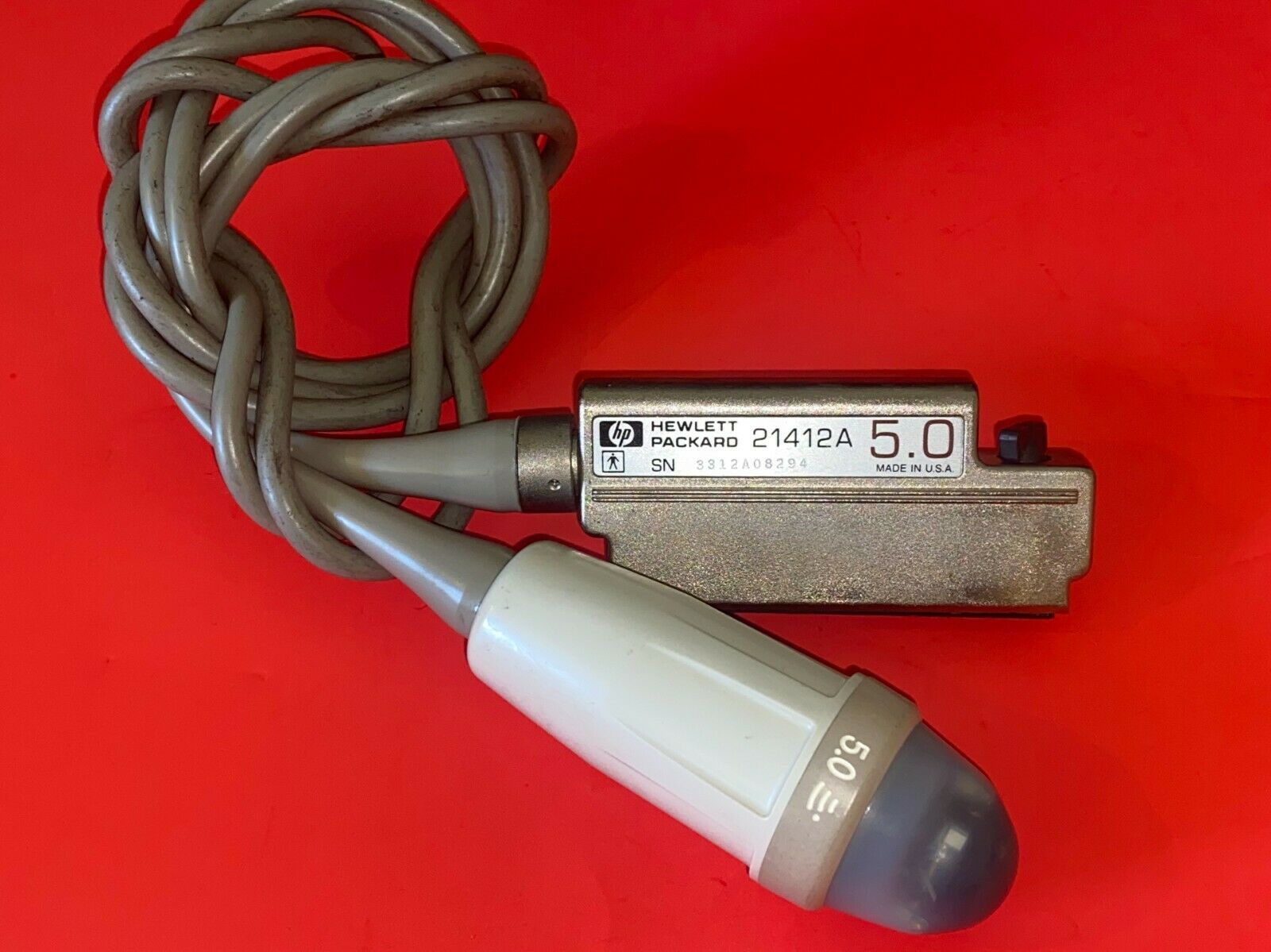 HP HEWLETT PACKARD 21412A CARDIAC Ultrasound Transducer Probe 5.0 DIAGNOSTIC ULTRASOUND MACHINES FOR SALE