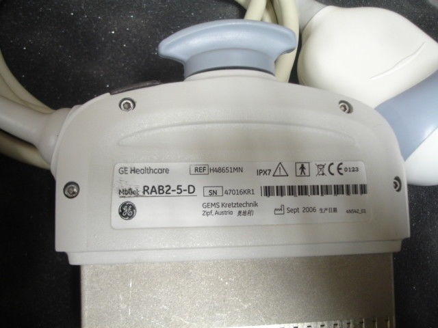 GE RAB2-5-D 3D/4D Convex Probe Transducer #11015 DIAGNOSTIC ULTRASOUND MACHINES FOR SALE