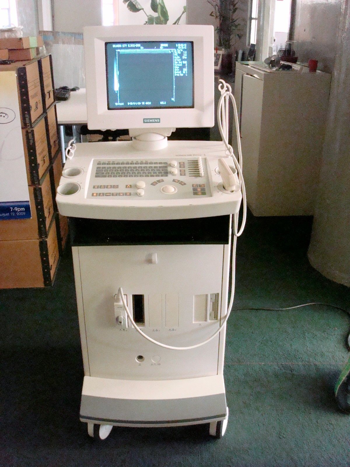 Siemens Sonoline Prima 1995 Ultrasound DIAGNOSTIC ULTRASOUND MACHINES FOR SALE