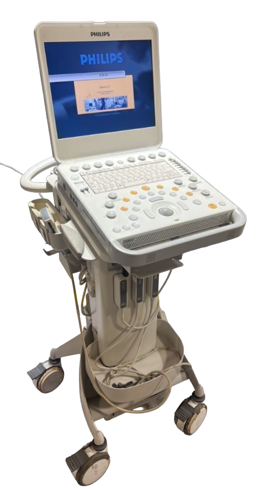 PHILIPS CX30 ULTRASOUND MACHINE WITH 3 PROBES (S4-2, L12-4, C6-2) 2013 DIAGNOSTIC ULTRASOUND MACHINES FOR SALE