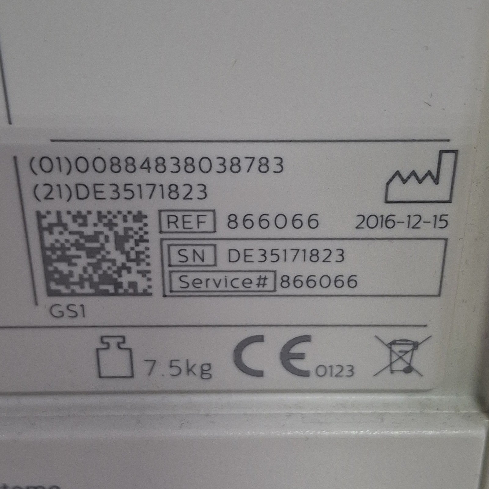 Philips MX550 Portable/Bedside Patient Monitor