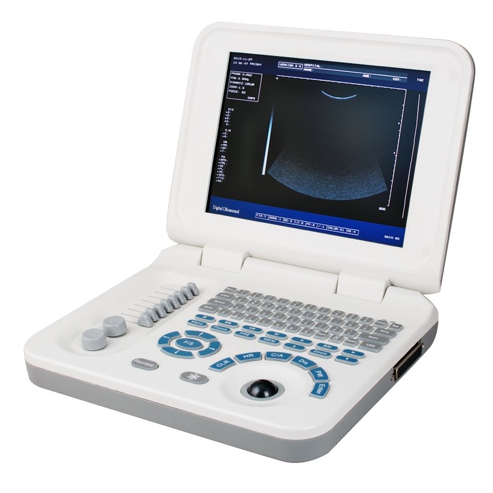 Top 10" SVGA LCD Ultrasound Scanner Notebook + Convex+Micro-convex 2 Probes+Bag 190891772039 DIAGNOSTIC ULTRASOUND MACHINES FOR SALE